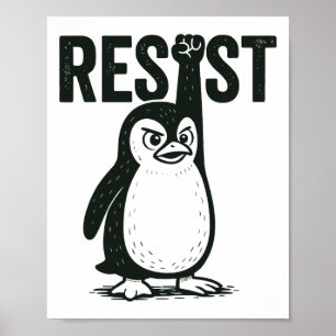 Resist Penguin 2 Poster