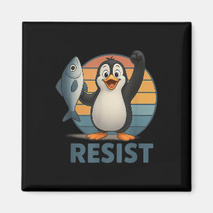 Resist Penguin Activism Penguins Protest Against T Magnet