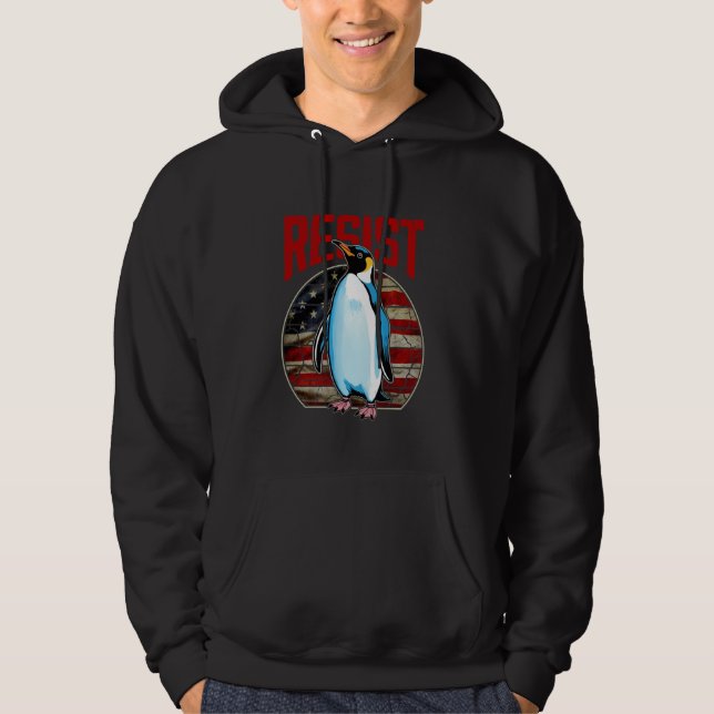 RESIST PENGUIN Shirt Resist Penguin Activism Funny (Front)