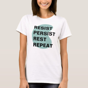 Resist Persist Anti-Fascist T-Shirt