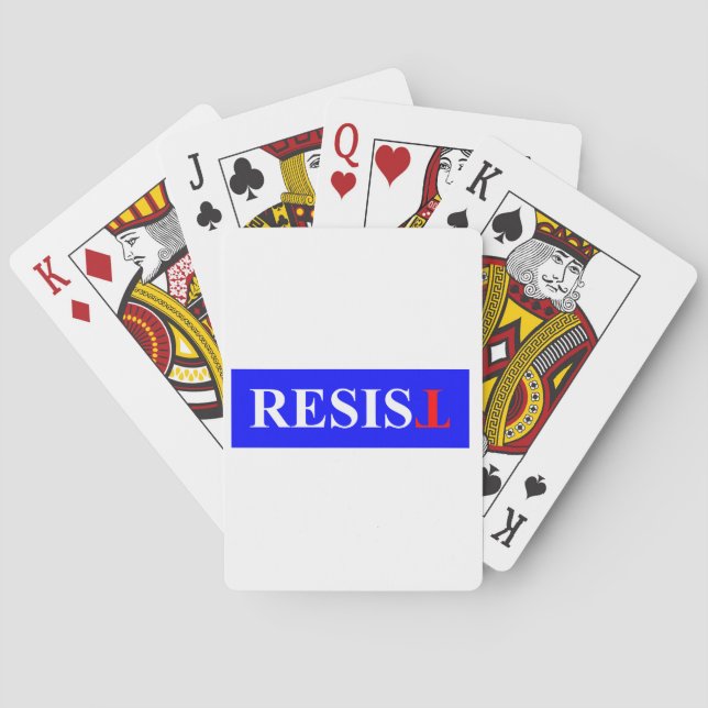 Resist Playing Cards (Back)