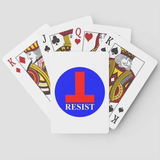 Resist Playing Cards (Back)