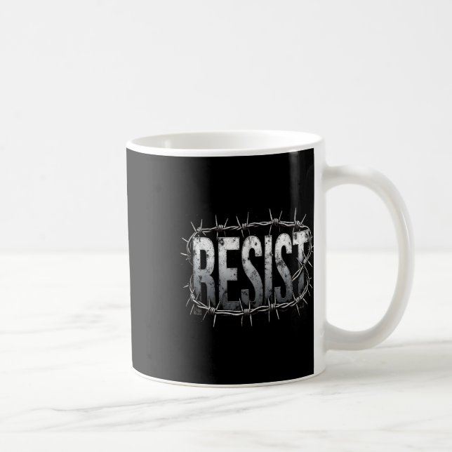 Resist Political Protest  Coffee Mug (Right)