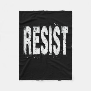 Resist Political Protest  Fleece Blanket