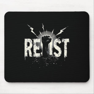 Resist Political Protest Mouse Pad
