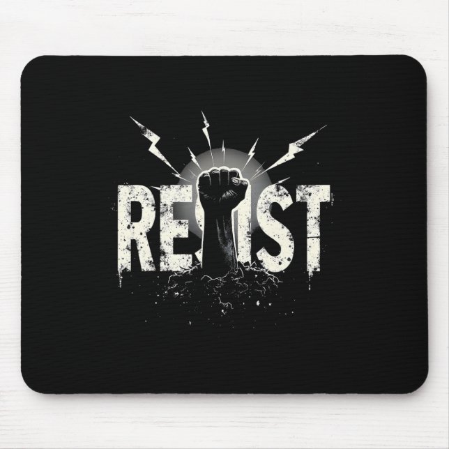 Resist Political Protest  Mouse Pad (Front)