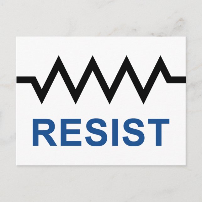 Resist Postcard (Front)