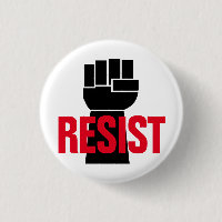 Resist President Trump - Anti Trump Black Fist
