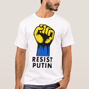 Resist Putin Protest Raised Fist T-Shirt