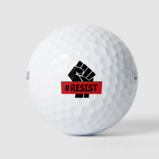 Resist Raised Fist Golf Balls