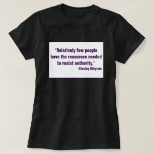 Resist Refuse to Obey Disobey Anti-Authoritarian T-Shirt