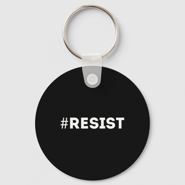#resist Resist  Key Ring (Front)