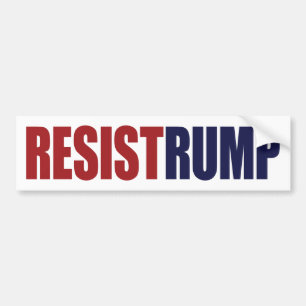 Resist Rump - Anti President Trump Bumper Sticker
