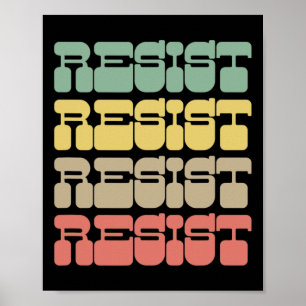 Resist Shirt Poster