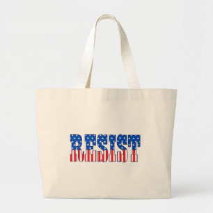Resist Stars & Stripes Large Tote Bag