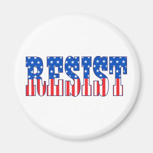 Resist Stars & Stripes Magnet