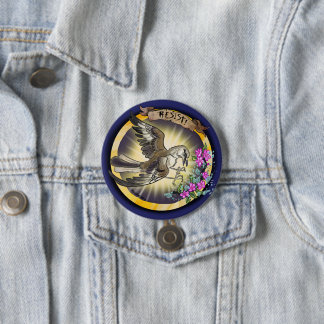 Resist State Bird Arkansas Mockingbird 7.5 Cm Round Badge