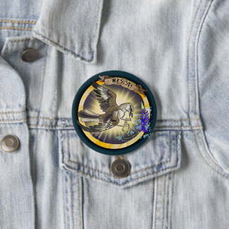 Resist State Bird Texas Mockingbird 7.5 Cm Round Badge