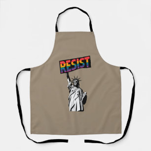 Resist Statue of Liberty Feminist Gift Apron
