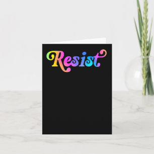 Resist Sticker1  Card
