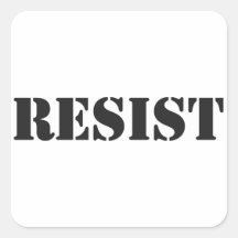 RESIST stickers