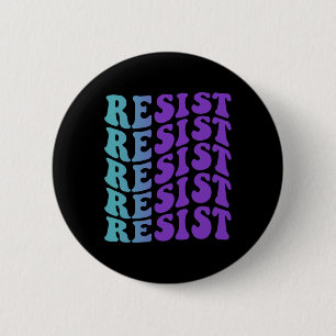 Resist Suicide Prevention Depression Awareness  6 Cm Round Badge