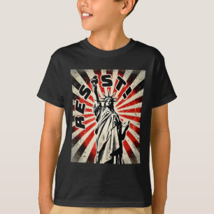 Resist Tee Statue Of Liberty Resist Activism Freed