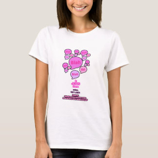Resist the devil - Pink Logo - T-Shirt
