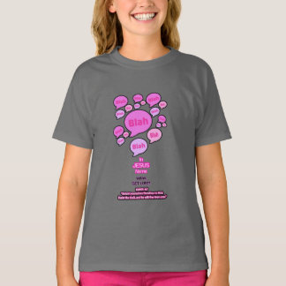 Resist the devil - Pink Logo - T-Shirt