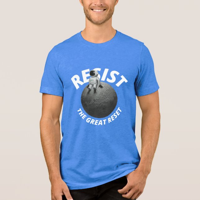 Resist The Great Reset Liberty Freedom Shirt (Front)