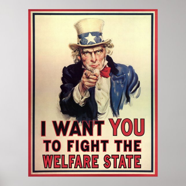 Resist the Welfare State Poster (Front)