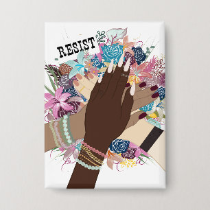 Resist Together – Floral Feminist Activism Art