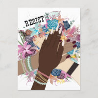 Resist Together – Floral Feminist Activism Art