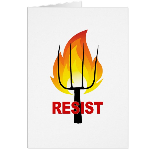 Resist Torch and Pitchfork (Front)