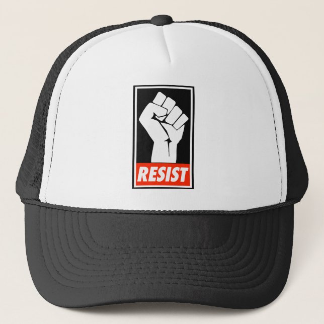 resist trucker hat (Front)