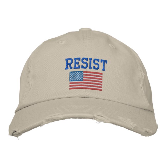 Resist TRUMP Baseball Cap (Front)
