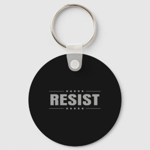 Resist Trump Protest Anti Political We The People  Key Ring
