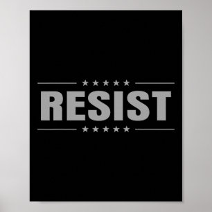Resist Trump Protest Anti Political We The People  Poster