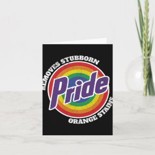 Resist Trump Remove Stubborn Orange Stains Pride M Card