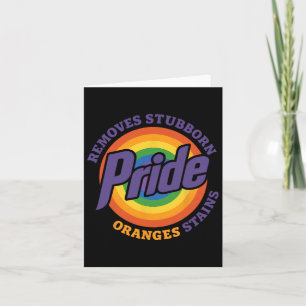 Resist Trump Remove Stubborn Orange Stains Pride M Card