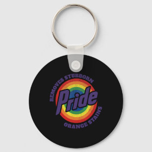 Resist Trump Remove Stubborn Orange Stains Pride M Key Ring
