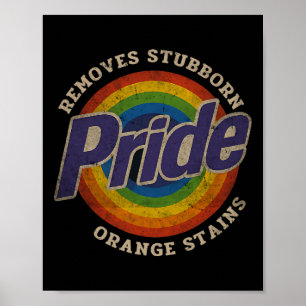 Resist Trump Remove Stubborn Orange Stains Pride M Poster