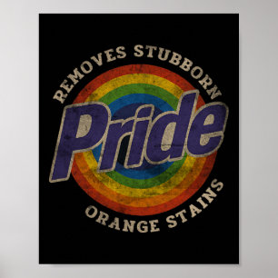 Resist Trump Remove Stubborn Orange Stains Pride M Poster