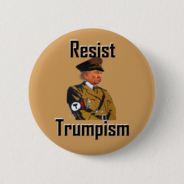 resist trumpism 6 cm round badge (Front)