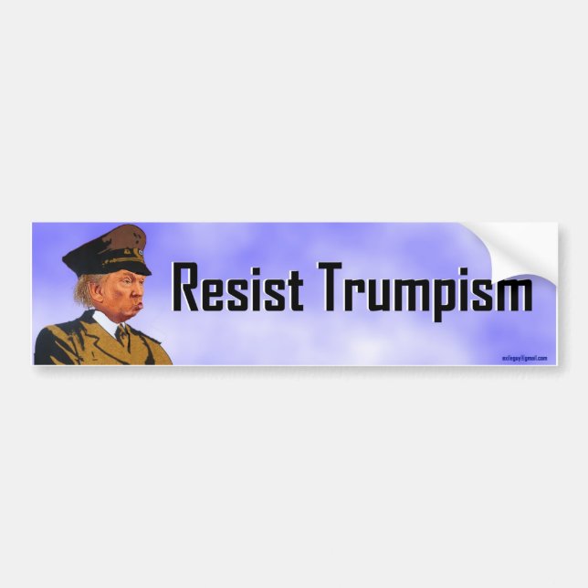 resist trumpism bumper sticker (Front)