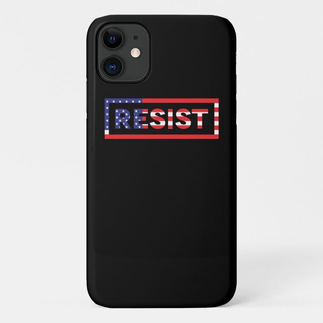 RESIST | United States Flag Case-Mate iPhone Case (Back)