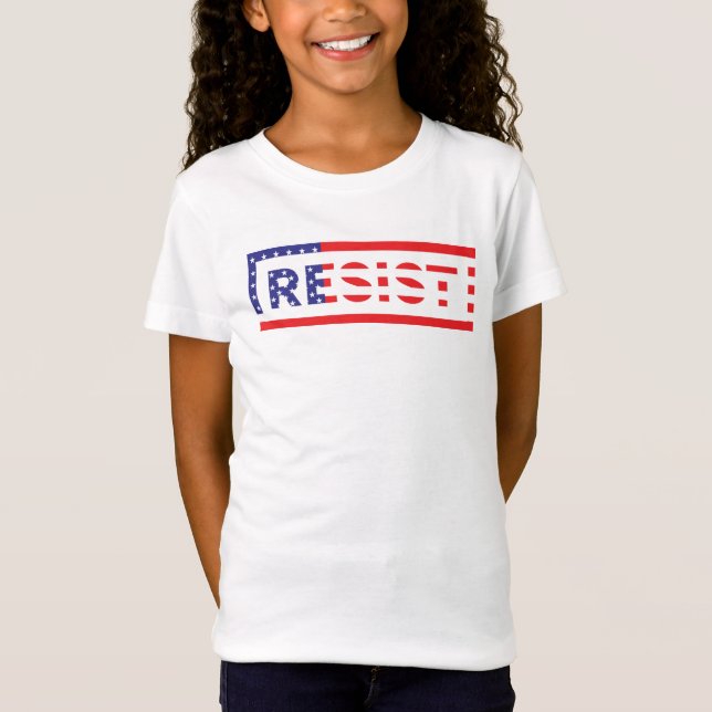 RESIST | United States Flag T-Shirt (Front)