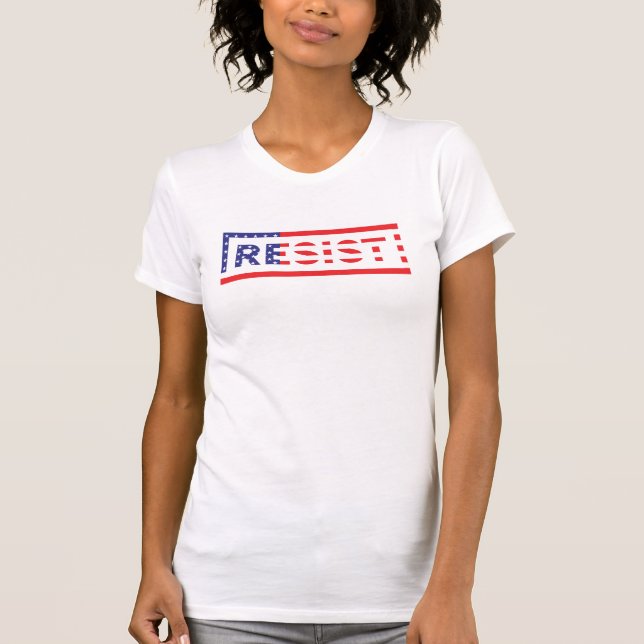 RESIST | United States Flag T-Shirt (Front)