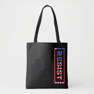 RESIST   United States Flag Tote Bag