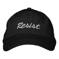 Resist white script cute